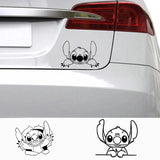 Car Styling Vinyl Sticker Stitch Is Peeping You Decals for Car Window Bumper Laptop Decoration, Bathroom Toilet Decal Decor