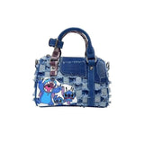 Disney New Stitch Original Ladies Handbag Luxury Brand Fashion Ladies One Shoulder Messenger Bag Large Capacity Cartoon Handbag