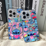 Cartoon Stitch Lilo Cute Phone Case Anger Eyes For IPhone