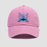 Disney Stitch Casual Hat  Anime Figures Baseball Caps Breathable Snapback Sun Hats Adjustable Peaked Cap Unisex Kids Gifts