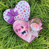 Disney Cartoon Lilo Stitch Plush Doll Toys Rose Bouquet Gift Box Stitch Flower Bouquet Home Decoration Valentine Christmas Gifts