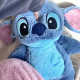 Anime Lilo Stitch Plush Hot Water Bottle Winter Women'S Home Water Filling Hand Warmer Monster Gift Toys