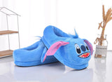 Disney Stitch Cotton Slipper Anime Cartoon Model Winter Warm Indoor Shoes Toys Plush Stuffed Home Slippers Baby Birthday Gifts