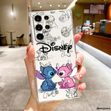 Disney Angel Stitch Lilo For Samsung Transparent Phone Case Cover