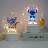 Disney Lilo & Stitch Cartoon Animation Peripheral Night Light Creative Children's Bedroom Decorative Table Lamp Christmas Gift