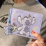 Disney Stitch Driver's License Bank Card Bag Multifunctional Storage Card Case Women's Business Card Holder