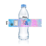 Water Bottle Labels for Disney Lilo and Stitch Party Supplies Birthday Decorations Stickers for Boys Girls Baby Shower Party