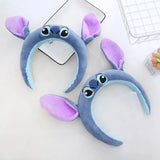 Disney Cute Stitch Toy Hairband Hair Accessories Headband Stitch Ears Headband Cosplay Adult and kids Gift