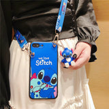 Stitch Phone Case With Holder Rope