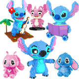 Stitch  Building Block Disney Models DIY Miniature Small Particle Building Block Toys For Children Gifts