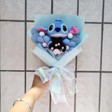 Plush Bouquet Cartoon Lovely Lilo and Stitch Stuffed Animals Doll Toys Valentine's Day Christmas Graduation Birthday Gifts