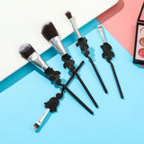 5pcs Stitch Anime Cosmetics Brushes Eyebrow Lip Smudge Loose Powder Cartoon Angel Scrump Makeup Brush Set Beauty Tool Gift