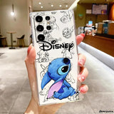 Disney Angel Stitch Lilo For Samsung Transparent Phone Case Cover