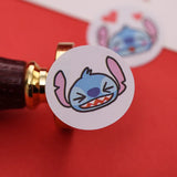 500pcs/Roll Disney Stitch Sealing Stickers Cute Cartoon Anime Lilo & Stitch Stickers Around Diy Decor Album Diary Label