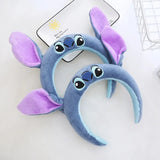 Disney Cute Stitch Toy Hairband Hair Accessories Headband Stitch Ears Headband Cosplay Adult and kids Gift